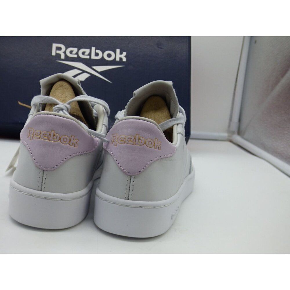 Reebok Club C Clean Tennis Sneaker - Women's, Cold Gray/Lilac, Sz. 5.5 - Picture 5 of 13